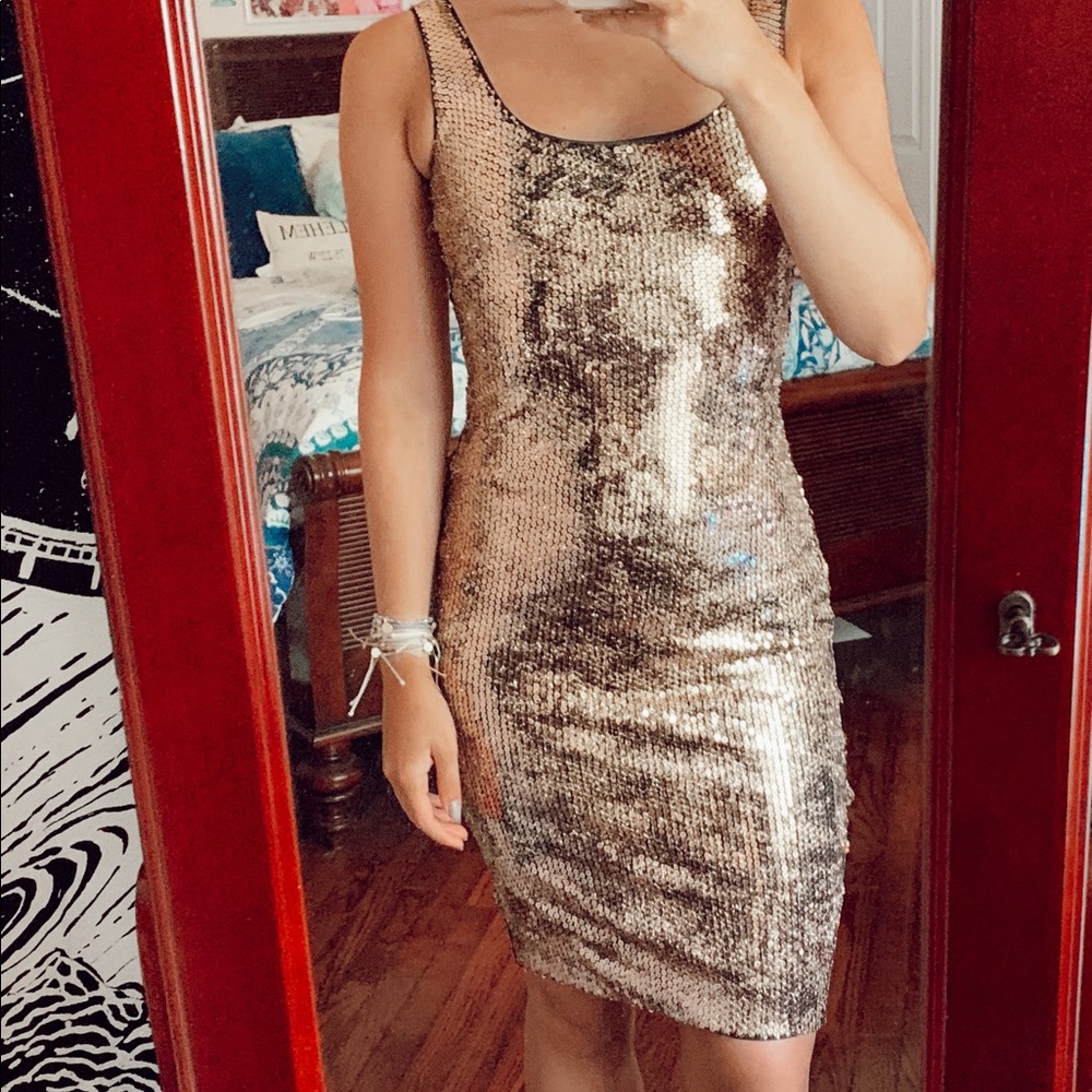 Bardot Sequin Dress
